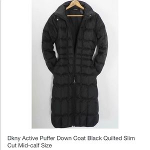 Dkny black coat by viviglam 🌹